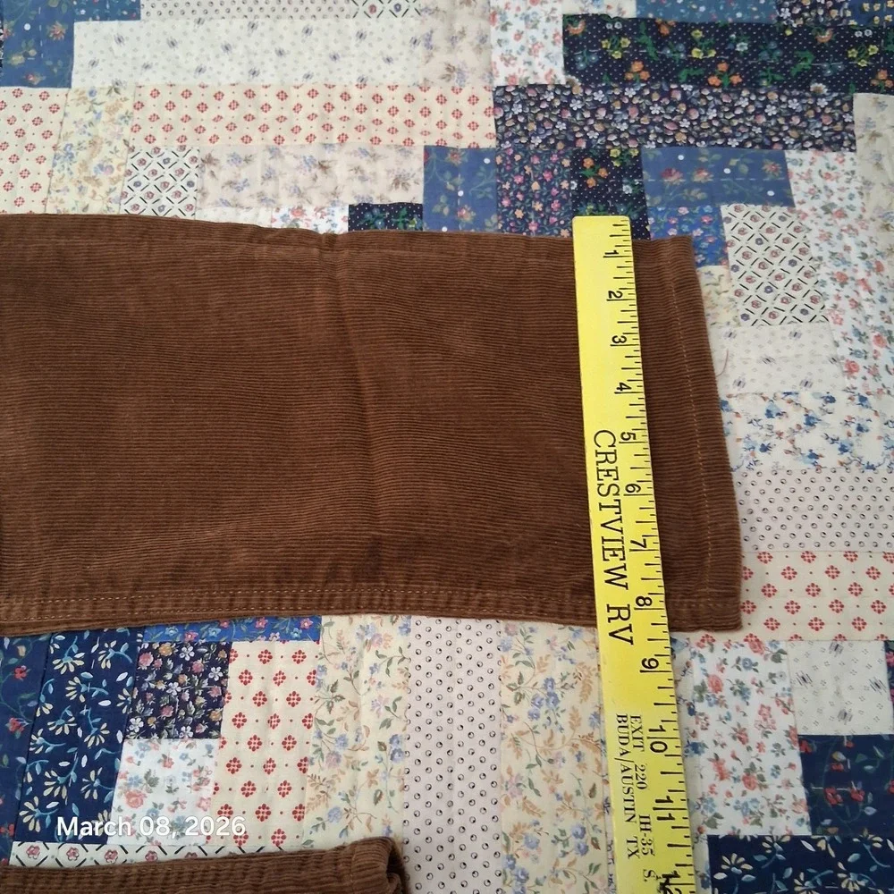 Polo by Ralph Lauren Corduroy Pants Size 36x30 Brown Straight Leg Regular Fit